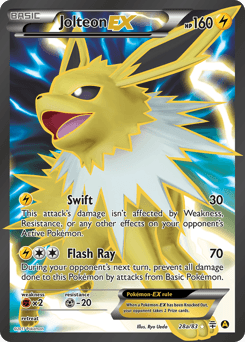 Jolteon EX #28a — Pokemon Generations