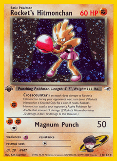 Rocket's Hitmonchan [1st Edition] #11