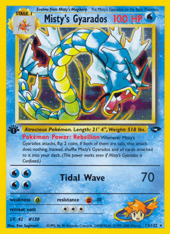 Misty's Gyarados [1st Edition] #13