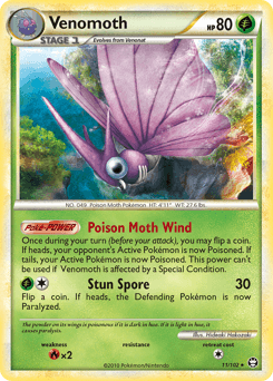 Venomoth #11 — Pokemon Triumphant