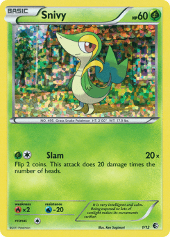 Snivy #1 — Pokemon McDonalds 2011