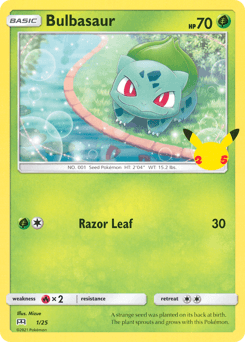 Bulbasaur #1 — Pokemon McDonalds 2021
