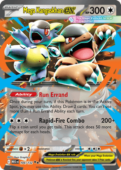 Mega Kangaskhan ex #104 — Pokemon Mega Evolution