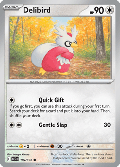 Delibird #105 — Pokemon Mega Evolution