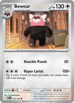Bewear #112 — Pokemon Mega Evolution