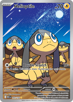 Helioptile #143 — Pokemon Mega Evolution