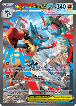Mega Lucario Ex #179 — Pokemon Mega Evolution
