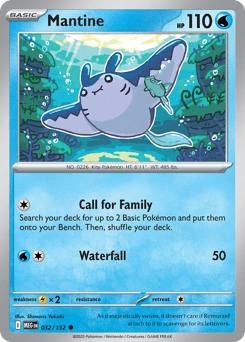 Mantine #32 — Pokemon Mega Evolution