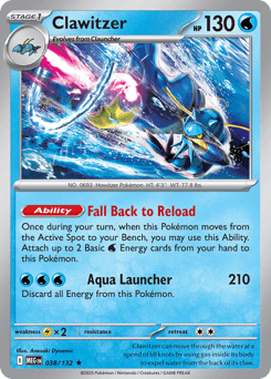 Clawitzer #38 — Pokemon Mega Evolution
