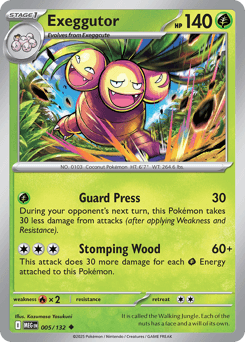 Exeggutor #5 — Pokemon Mega Evolution
