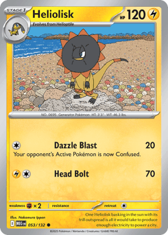 Heliolisk #53 — Pokemon Mega Evolution