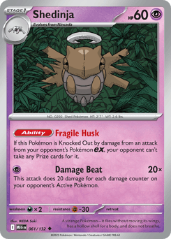 Shedinja #61 — Pokemon Mega Evolution