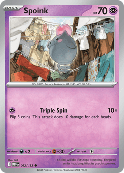 Spoink #62 — Pokemon Mega Evolution