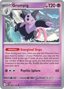 Grumpig #63 — Pokemon Mega Evolution