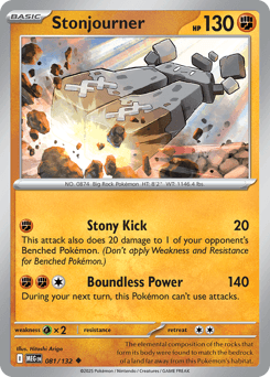 Stonjourner #81 — Pokemon Mega Evolution