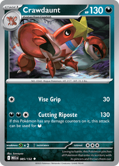 Crawdaunt #85 — Pokemon Mega Evolution