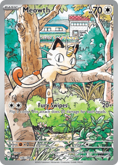 Meowth #106 — Pokemon Phantasmal Flames