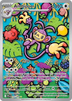 Ambipom #107 — Pokemon Phantasmal Flames