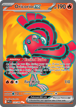 Oricorio ex #110 — Pokemon Phantasmal Flames