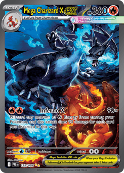 Mega Charizard X ex #125 — Pokemon Phantasmal Flames