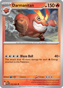 Darmanitan #16 — Pokemon Phantasmal Flames