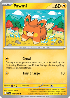 Pawmi #32 — Pokemon Phantasmal Flames