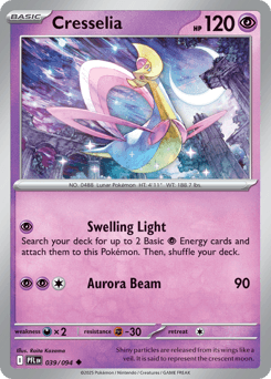 Cresselia #39 — Pokemon Phantasmal Flames