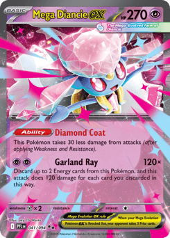 Mega Diancie ex #41 — Pokemon Phantasmal Flames