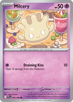 Milcery #43 — Pokemon Phantasmal Flames