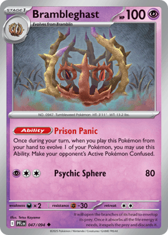 Brambleghast #47 — Pokemon Phantasmal Flames