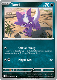 Toxel #67 — Pokemon Phantasmal Flames