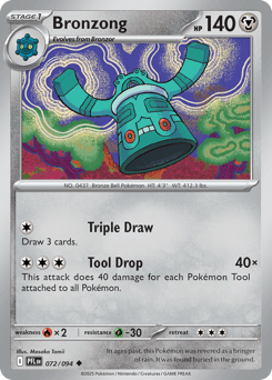 Bronzong #72 — Pokemon Phantasmal Flames