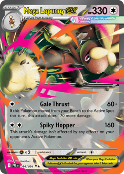 Mega Lopunny ex #84 — Pokemon Phantasmal Flames