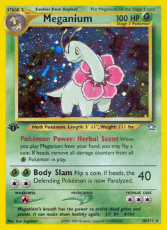 Meganium #10 — Pokemon Neo Genesis