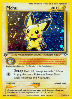 Pichu #12 — Pokemon Neo Genesis