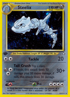 Steelix #15 — Pokemon Neo Genesis