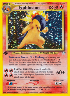 Typhlosion #17 — Pokemon Neo Genesis