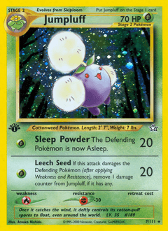 Jumpluff #7 — Pokemon Neo Genesis