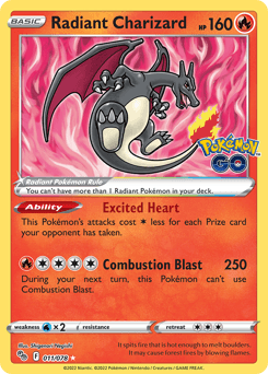 Radiant Charizard #11 — Pokemon Go