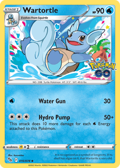 Wartortle #16 — Pokemon Go