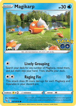 Magikarp #21 — Pokemon Go