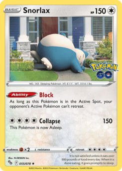 Snorlax [Reverse Holo] #55