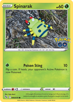 Spinarak [Reverse Holo] #6