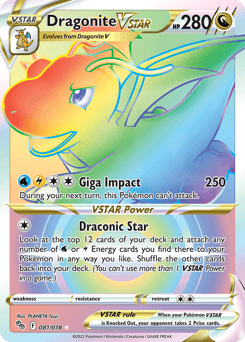 Dragonite VSTAR #81 — Pokemon Go