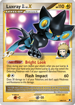 Luxray GL LV.X #109 — Pokemon Rising Rivals