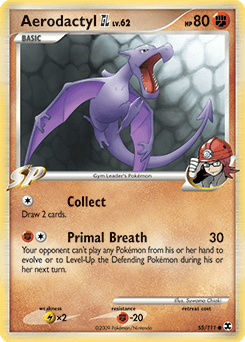 Aerodactyl GL #55 — Pokemon Rising Rivals