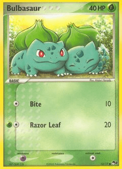 Bulbasaur #12 — Pokemon POP Series 2