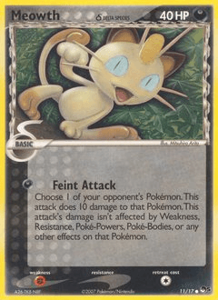 Meowth #11 — Pokemon POP Series 5
