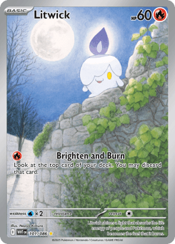 Litwick #101 — Pokemon White Flare