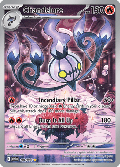 Chandelure #103 — Pokemon White Flare